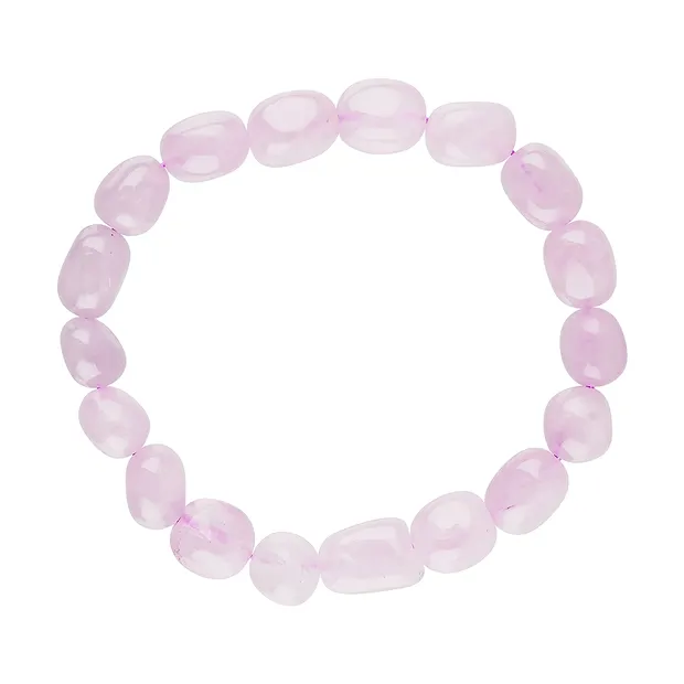 Armband, Rosenquarz, 08 - 10mm Nuggets | Edelsteine, Heilsteine & Schmuck-Handel