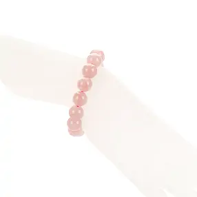 Pulsera, Cuarzo rosa (extra), 08mm cuentas | Marco Schreier