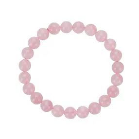 Pulsera, Cuarzo rosa (extra), 08mm cuentas | Marco Schreier