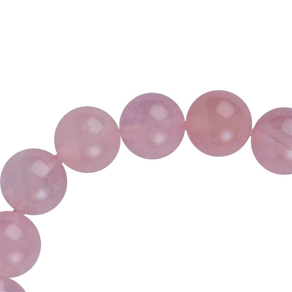 Bracciale, Quarzo rosa extra, perline da 10 mm | Marco Schreier