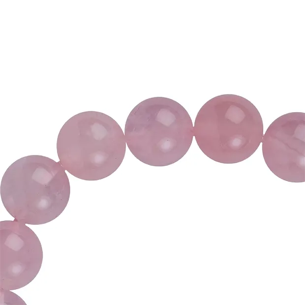 Bracelet, Quartz rose (extra), boules de 10mm | Marco Schreier