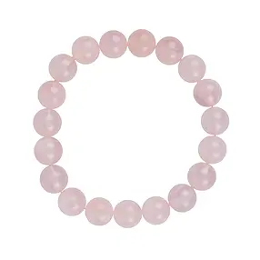 Bracelet, Rose Quartz (extra), 10mm beads | wholesaler gems & healing stones