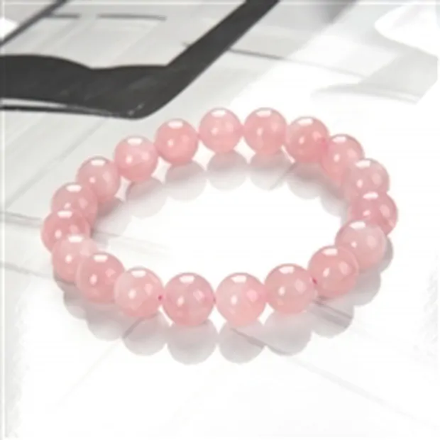 Armband, Rosenquarz extra, 11-12mm Kugeln | GH Edelsteine, Heilsteine & Schmuck
