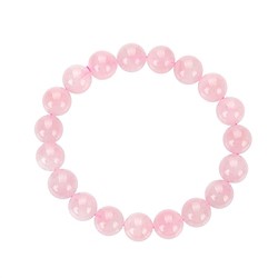 0613350093 Pulsera, Cuarzo rosa extra, cuentas 11-12mm | Marco Schreier