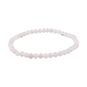 Bracelet, Rose Quartz, 04mm beads | wholesaler gems, healing stones & jewelry