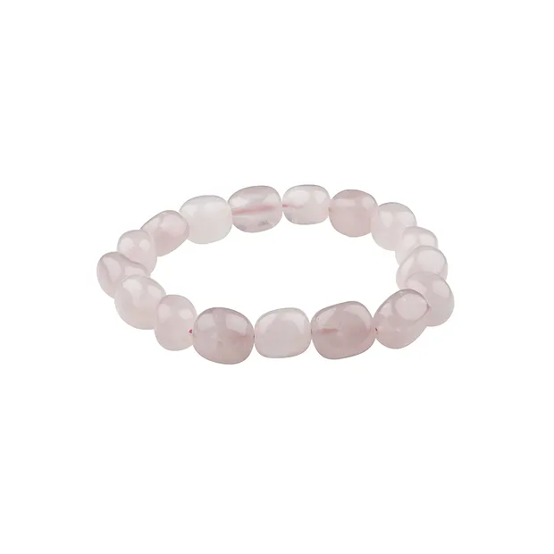 Bracelet en perles rondes, Quartz rose, 08mm boules | Marco Schreier