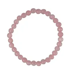 0613350132 Bracelet, Quartz rose extra, 06mm perles rondes  | Marco Schreier