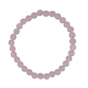 Bracciale, Quarzo rosa (extra), perline da 06 mm | Marco Schreier