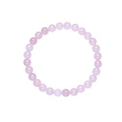 0613350206 Bracelet, Quartz rose, 06mm boules, 15cm (pour enfants) | Marco Schreier
