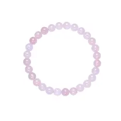 0613350206 Bracelet, Rose Quartz, 06mm beads, 15cm (for children) | Marco Schreier