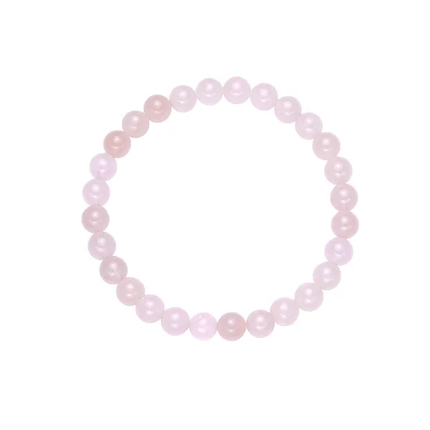 Bracelet, Rose Quartz, 06mm beads, 15cm (for children) | Marco Schreier