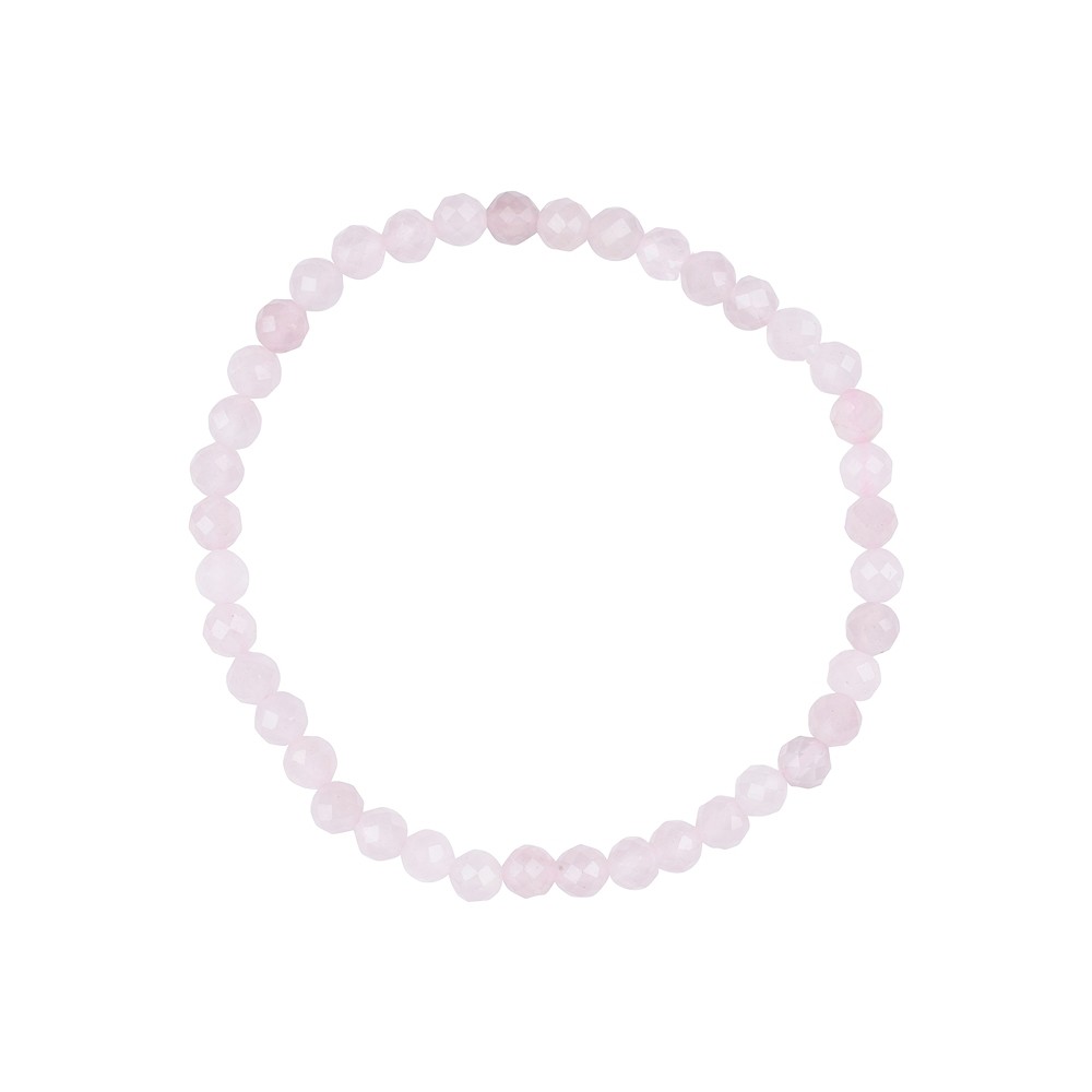 Bracelet, Quartz rose, 04mm boules, facettes | Marco Schreier