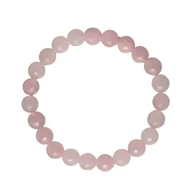 Bracelet, Rose Quartz, 08mm beads, faceted | wholesaler gems & healing stones