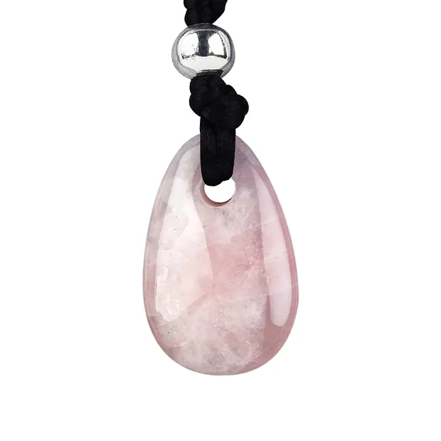 Ciondolo Power Stone Quarzo rosa (empatia) | grossista gemme e pietre curative