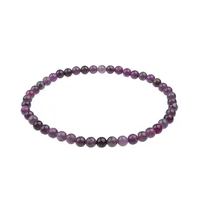 Bracelet, Ruby, 04mm beads | minerals wholesale - gems, healing stones & jewelry