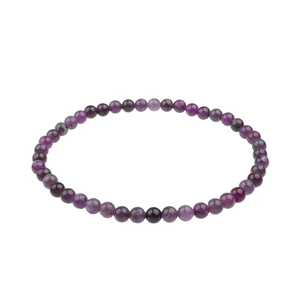Armband, Rubin, 04mm Kugeln | Mineralien-Handel Edelsteine, Heilsteine & Schmuck