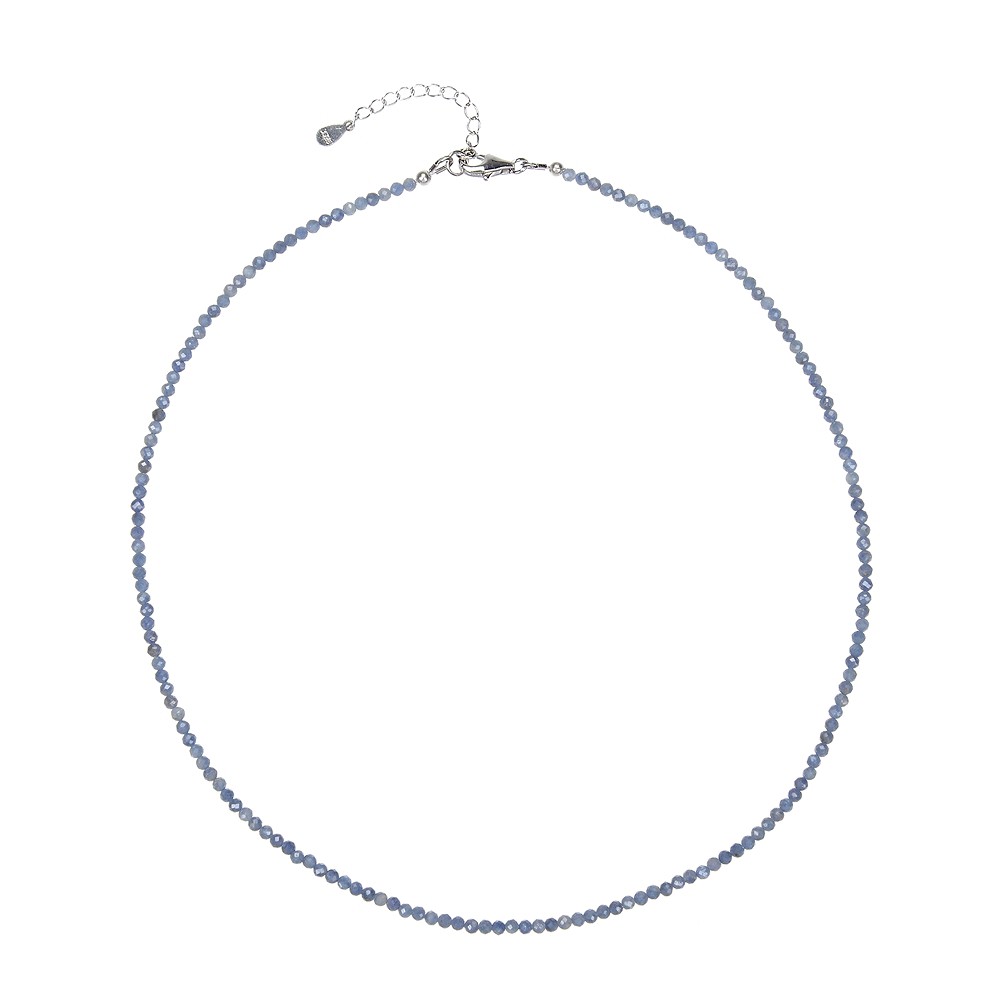 Chaîne Saphir boules (3mm), facetté rhodié, Chaîne d'extension | Marco Schreier