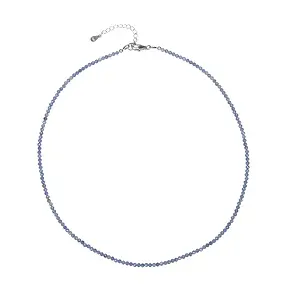Armband Saphir, Kugeln (3mm), facettiert, rhodiniert | Marco Schreier