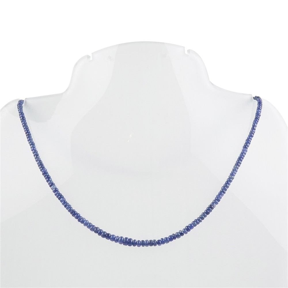 Catena di bottoni, Zaffiro, 02-04mm/45cm | grossista gemme e pietre curative