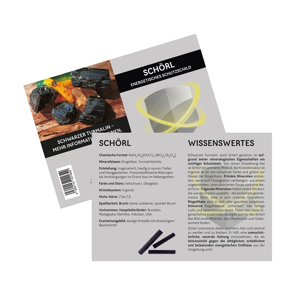 Tourmaline (stab.) "Protective shield" pendant | gems, healing stones & jewelry