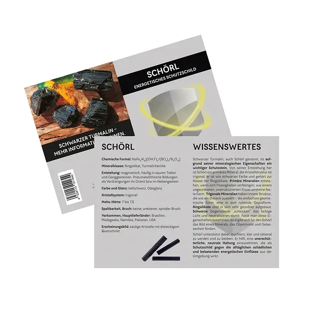 Colgante Turmalina negra (estabilizado) "Escudo protector" | Marco Schreier