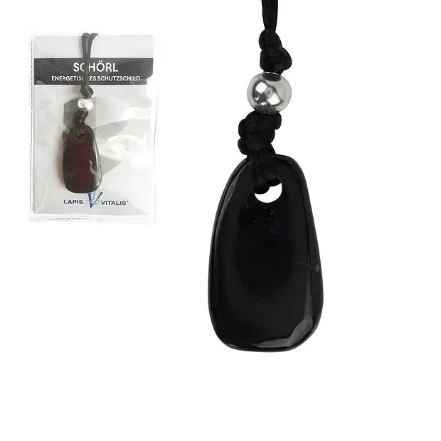 Tourmaline (stab.) "Protective shield" pendant | gems, healing stones & jewelry