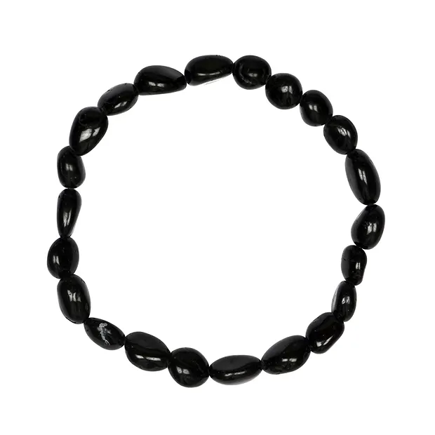 Armband, Schörl (stab.), 08-10mm Nuggets | GH Edelsteine, Heilsteine & Schmuck
