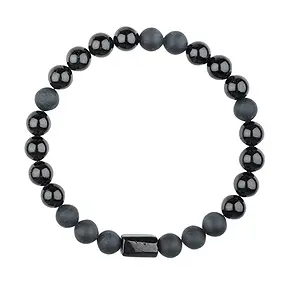 Bracelet, Tourmaline (stab.), 08mm beads, rough crystal | Marco Schreier