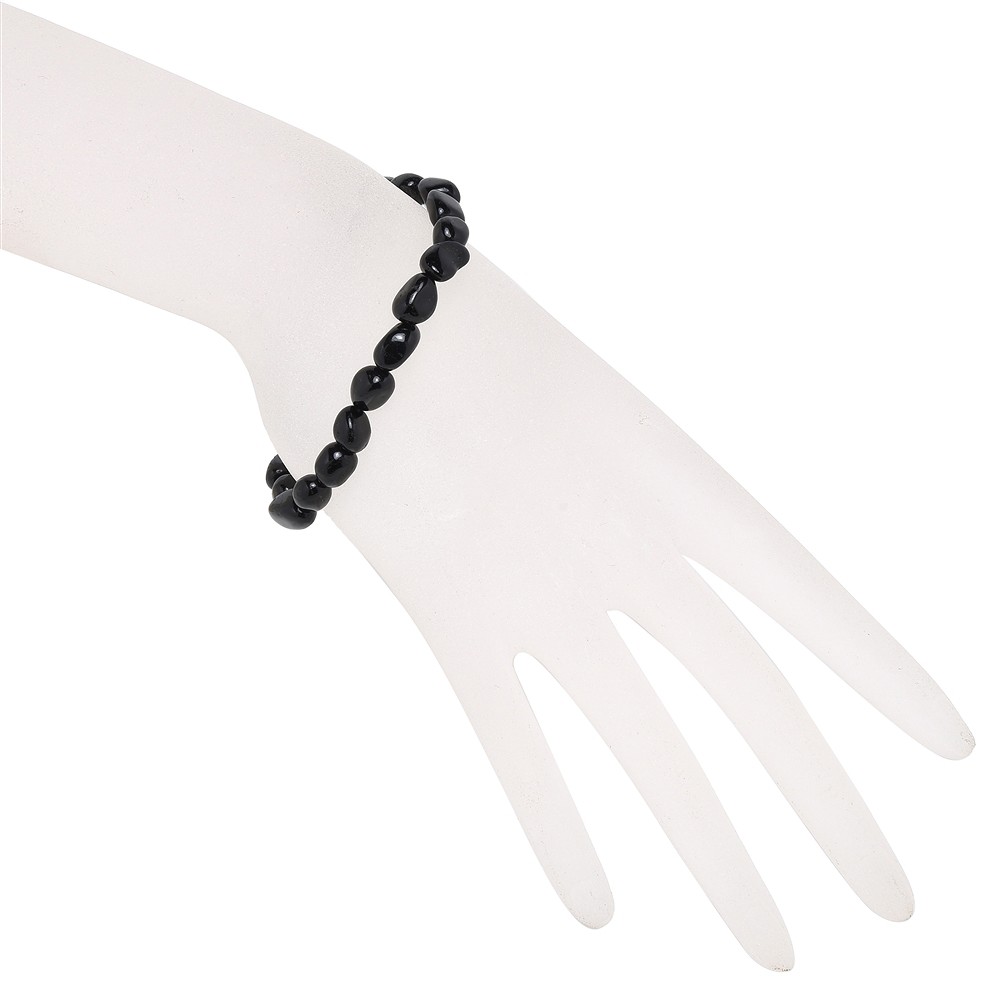 Armband, Schörl (stab.), 06-11 x 6-8mm Nuggets | Marco Schreier