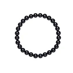 0613850206 Bracelet, Tourmaline (round beads), 06mm beads, 15cm (for children) | Marco Schreier