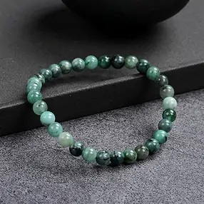 Pulsera, esmeralda, cuentas 06mm | Marco Schreier