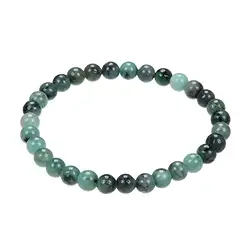 0614450106 Bracelet, Émeraude, 06mm perles rondes | Marco Schreier