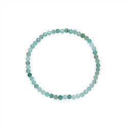 0614450231 Bracciale, smeraldo, perline 03 mm, sfaccettate, 14 cm (corto) | Marco Schreier