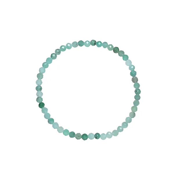 Armband, Smaragd, 03mm Kugeln, facettiert, 14cm (kurz) | Marco Schreier