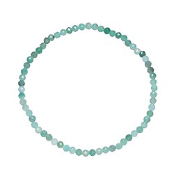 0614451031 Bracciale, smeraldo, perline da 03 mm, sfaccettato, 19 cm | Marco Schreier