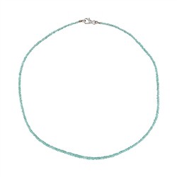 0614493001 Cha&#xEE;ne Boutons, &#xC9;meraude, 1,0-1,2 x 2,3-3,4mm/45cm, &#xE0; facettes, avec d&#xE9;grad&#xE9; | Marco Schreier