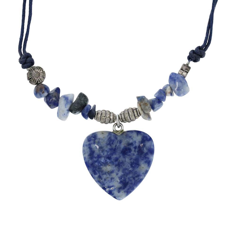 Collana a cuore, Sodalite, per supporto da terra | Marco Schreier