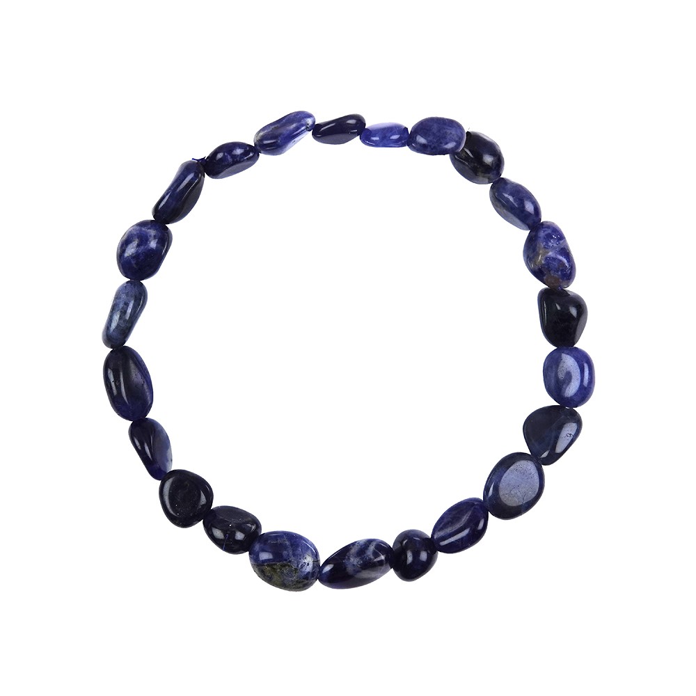 Bracciale, Sodalite, pepite di 08-10 mm | grossista gemme e pietre curative