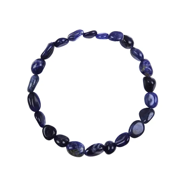 Bracciale, Sodalite, pepite di 08-10 mm | grossista gemme e pietre curative