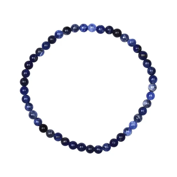 Bracelet, Sodalite, 04mm beads | minerals trade - gems, healing stones & jewelry