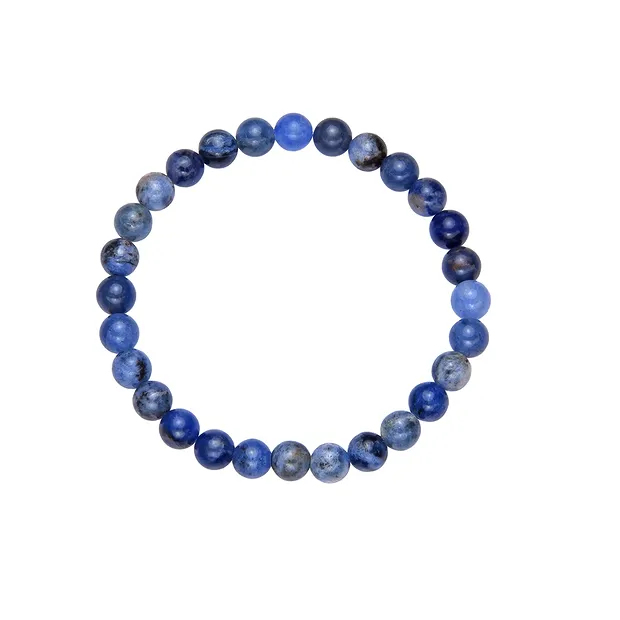 Bracelet, Sodalite, 06mm perles rondes, 15cm (pour enfants) | Marco Schreier