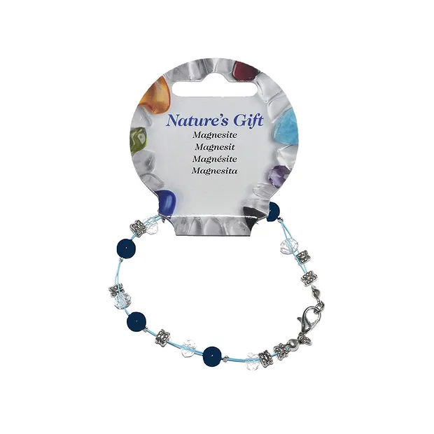 Wire bracelet, Sodalite, beads 06mm, for floor stand | Marco Schreier