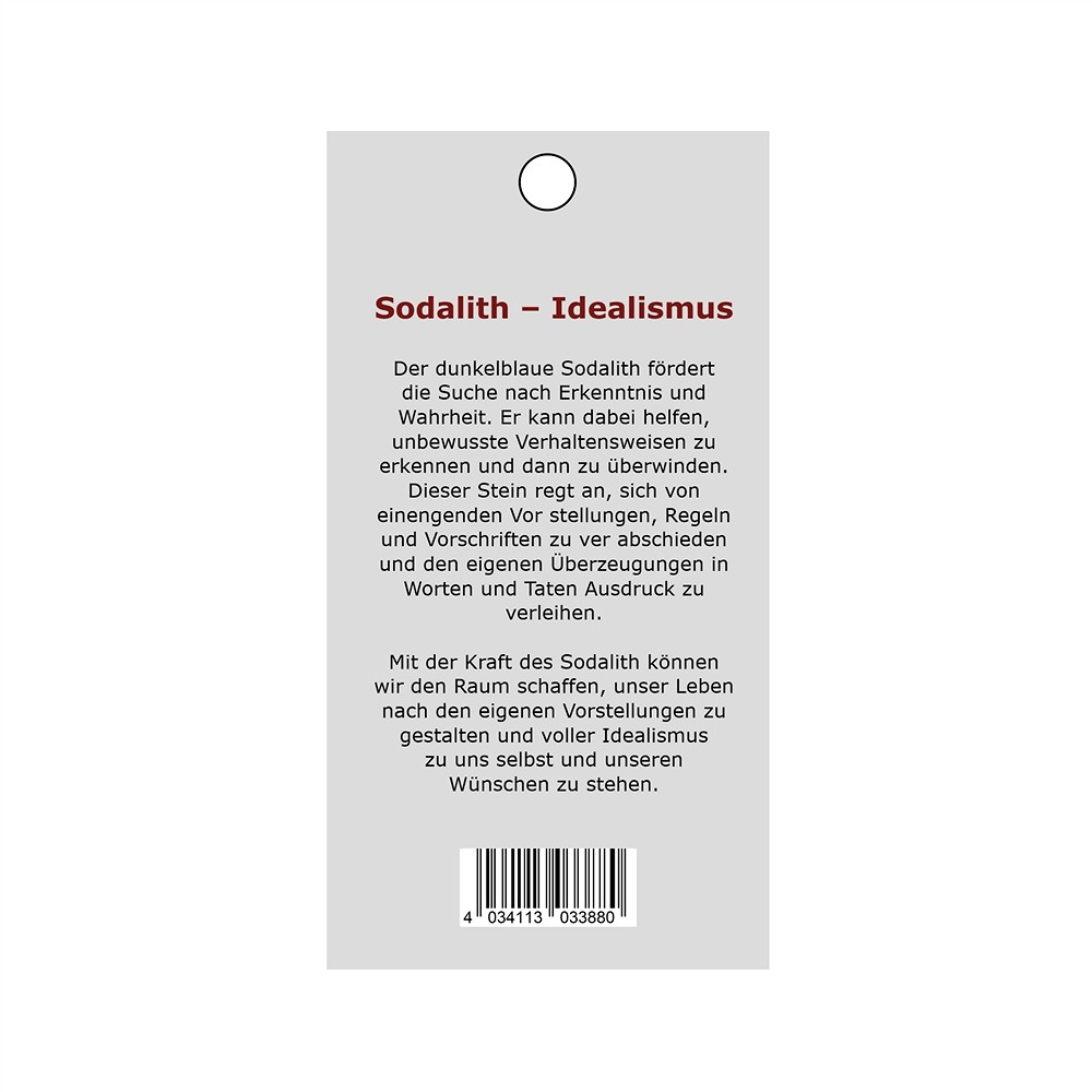 Power stone pendant Sodalite (idealism) | wholesaler gems &amp; healing stones