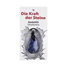 Power stone pendant Sodalite (idealism) | wholesaler gems & healing stones