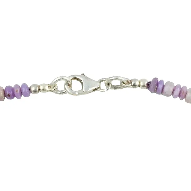 Catena di Sugilite, bottone (4,2 - 7,0 mm) | grossista gemme e pietre curative