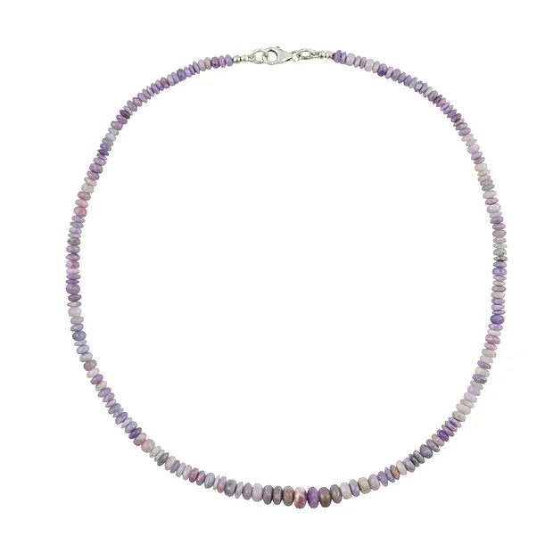 Catena di Sugilite, bottone (4,2 - 7,0 mm) | grossista gemme e pietre curative