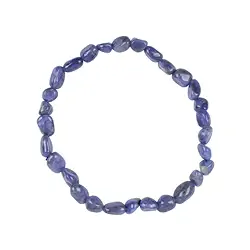 0615250079 Armband, Tansanit, 08-10mm Nuggets | Großhandel Edelsteine, Heilsteine & Schmuck