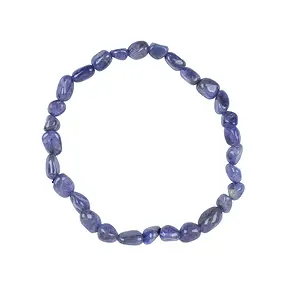 Bracciale, tanzanite, pepite da 08-10 mm | grossista gemme e pietre curative