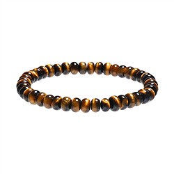 0615351046 Armband, Tigerauge (gold), 04 x 06mm Button | Edelsteine, Heilsteine & Schmuck