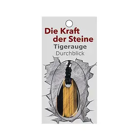 Colgante de piedra de poder Ojo de tigre (transparente) | Marco Schreier